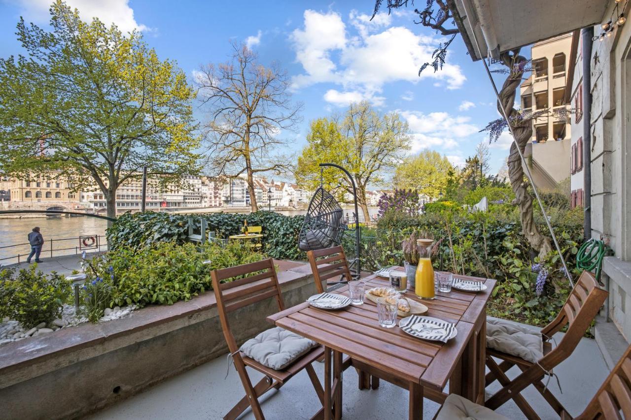 True Basel - Zentral I Terrasse Mit Rheinblick公寓 外观 照片