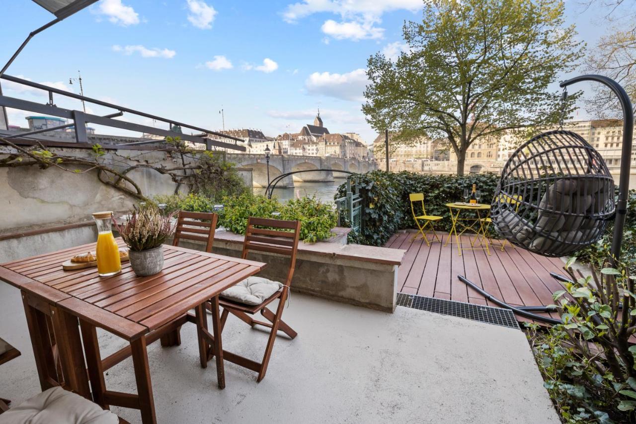 True Basel - Zentral I Terrasse Mit Rheinblick公寓 外观 照片